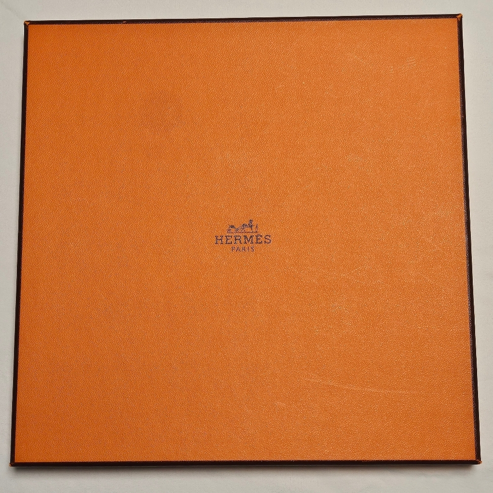 NWT Hermès Soirée de Gala Scarf Malabar / Rose Dragee 90 cm In Box - Picture 10 of 14